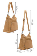 Woman Beige Long-Strap Shoulder Bag | Derimod
