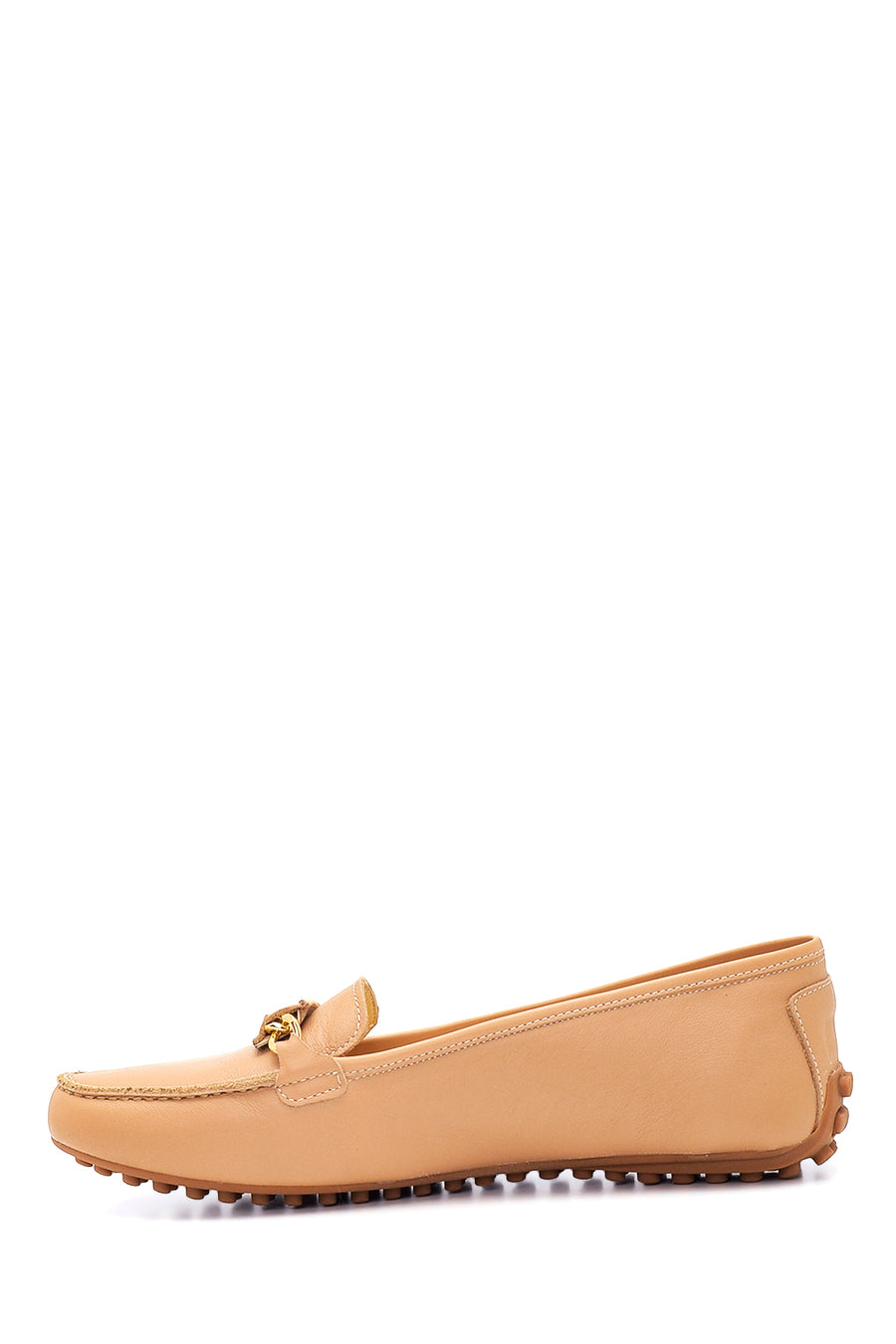 Women's Camel Leather Loafer