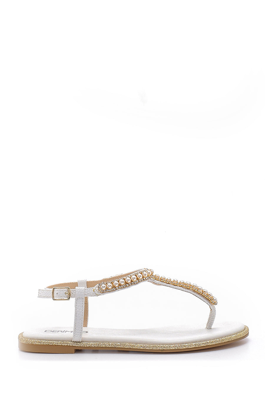 Women's Pearl Detailed Sandals 20SFD205414 | Derimod