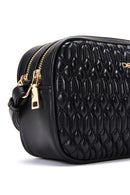 Women's Black Quilted Crossbody Bag | Derimod