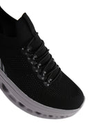 Erkek Siyah Kalın Tabanlı Sneaker | Derimod