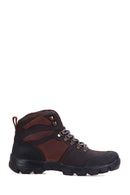 Lace-Up Men's Leather Boots | Derimod