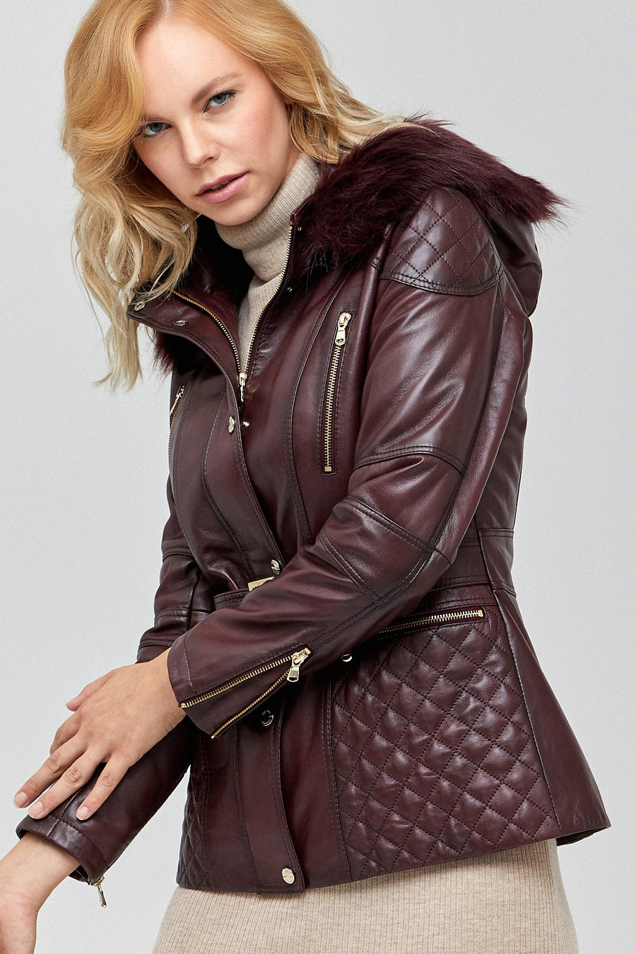 Kimberly Women's Leather Jacket