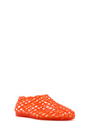 Women's Red Jelly Ballerina | Derimod