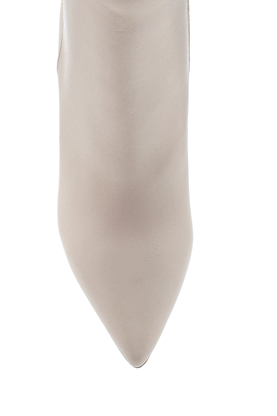 Women's Leather Thin Heeled Boots