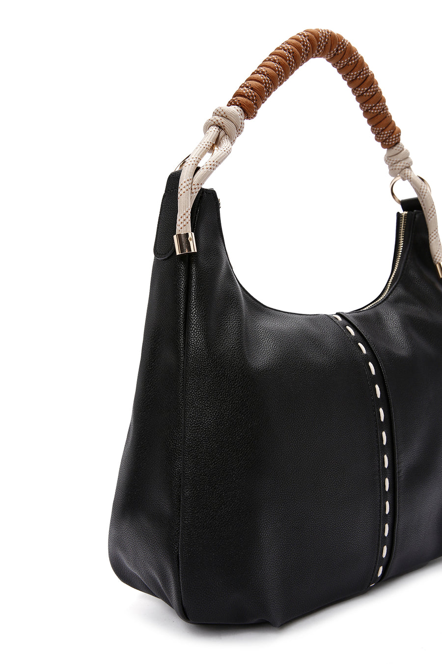 Women's Black Long Strap Shoulder Bag