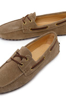 Kadın Vizon Süet Deri Loafer | Derimod