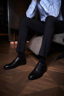 Derimod Black Male Black Lace-up Leather Casual Shoes | Derimod