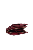 Women's Burgundy Wallet | Derimod