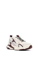 Woman Burgundy Lace-Up Chunky Sneaker | Derimod