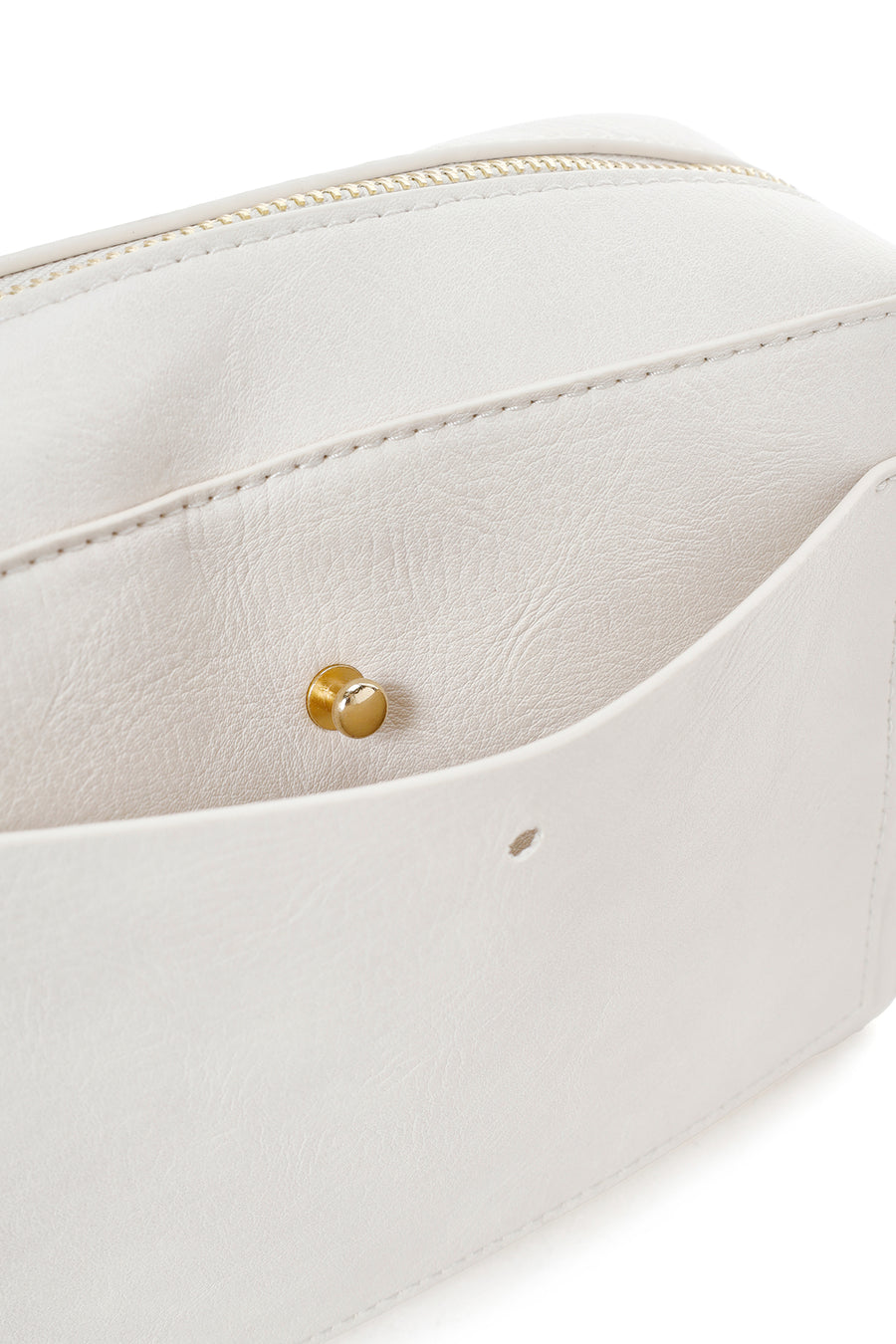 Women's Cream Long Strap Crossbody Bag