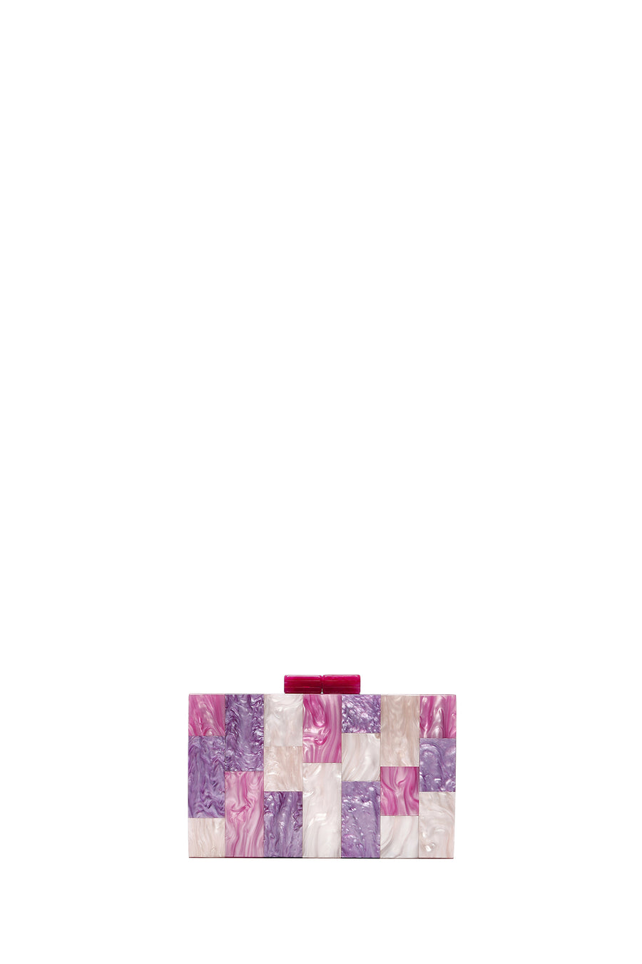 Women's Purple Long Strap Mini Clutch Bag