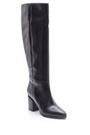 Women's Heeled Leather Boots | Derimod