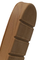 Women's Camel Straw Slippers | Derimod