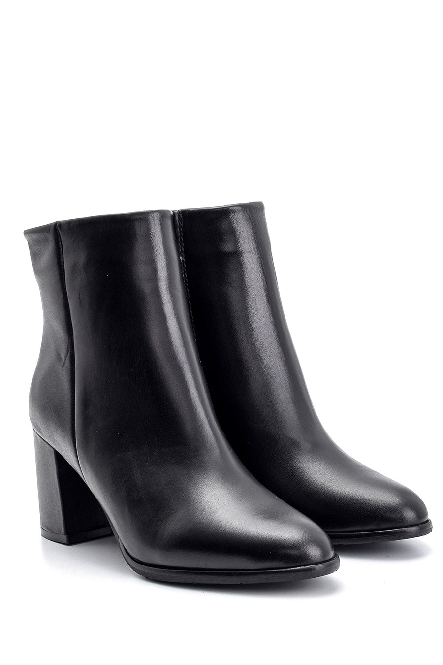 Women's Heeled Leather Boots