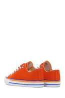 Women's Orange Fabric Sneaker | Derimod
