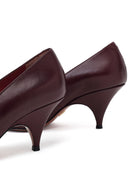 Kadın Bordo Topuklu Deri Stiletto | Derimod