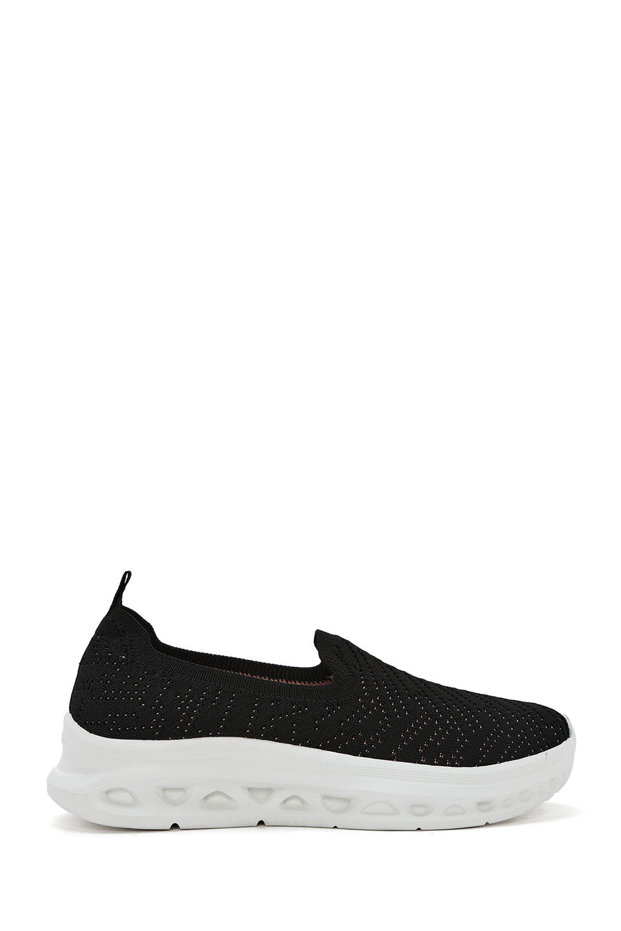 Derimod Zero Kadın Siyah Kalın Tabanlı Sneaker 25SFE49546F | Derimod