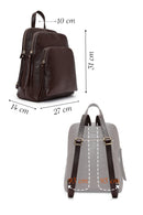Women's Brown Leather Backpack | Derimod