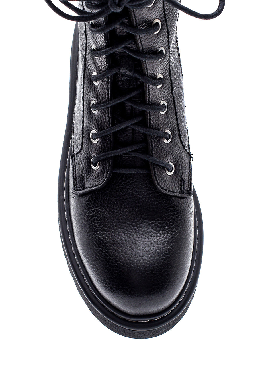 Women's Leather Thick Soled Boots