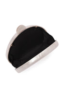 Women's White Long Strap Patterned Mini Clutch Bag | Derimod