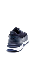 Men's Leather Suede Detailed Sneaker | Derimod