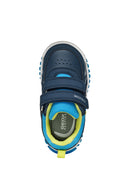Geox Erkek Bebek Lacivert Lightyloo Bantlı Deri Sneaker | Derimod