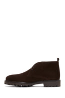 Men's Brown Suede Leather Classic Boots | Derimod