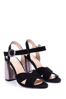 Women's Suede Heeled Shoes | Derimod