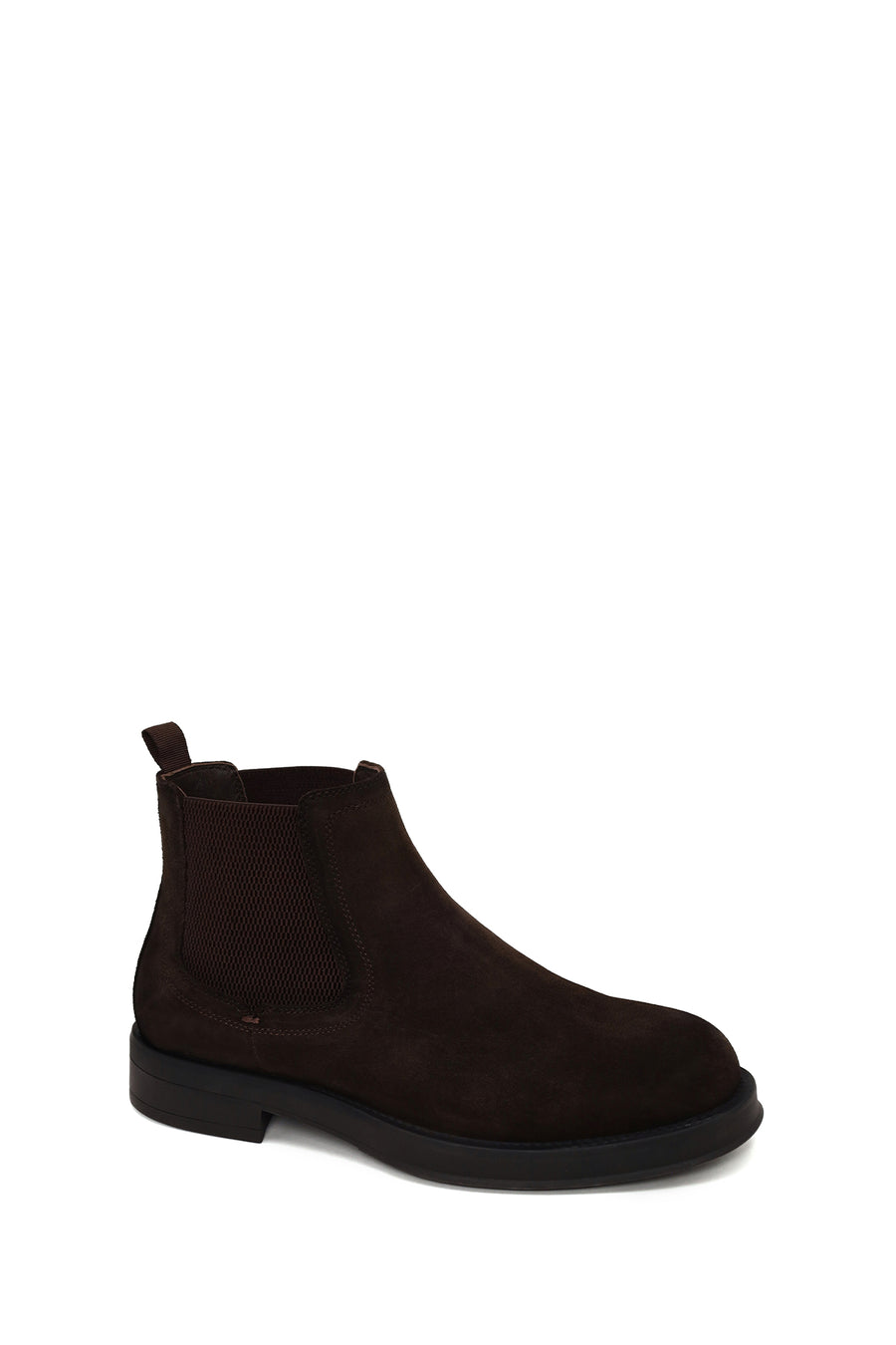 Male Brown Suede Chelsea Boots