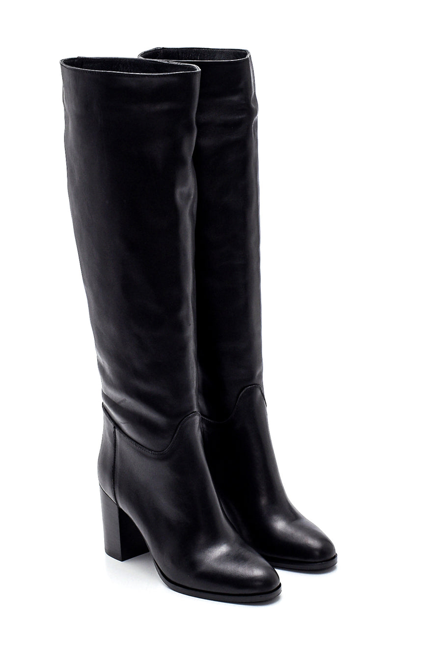Women's Heeled Leather Boots