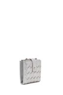 Woman Silver Metallic Wallet | Derimod