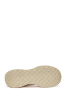 Men's Beige Leather Sneaker | Derimod