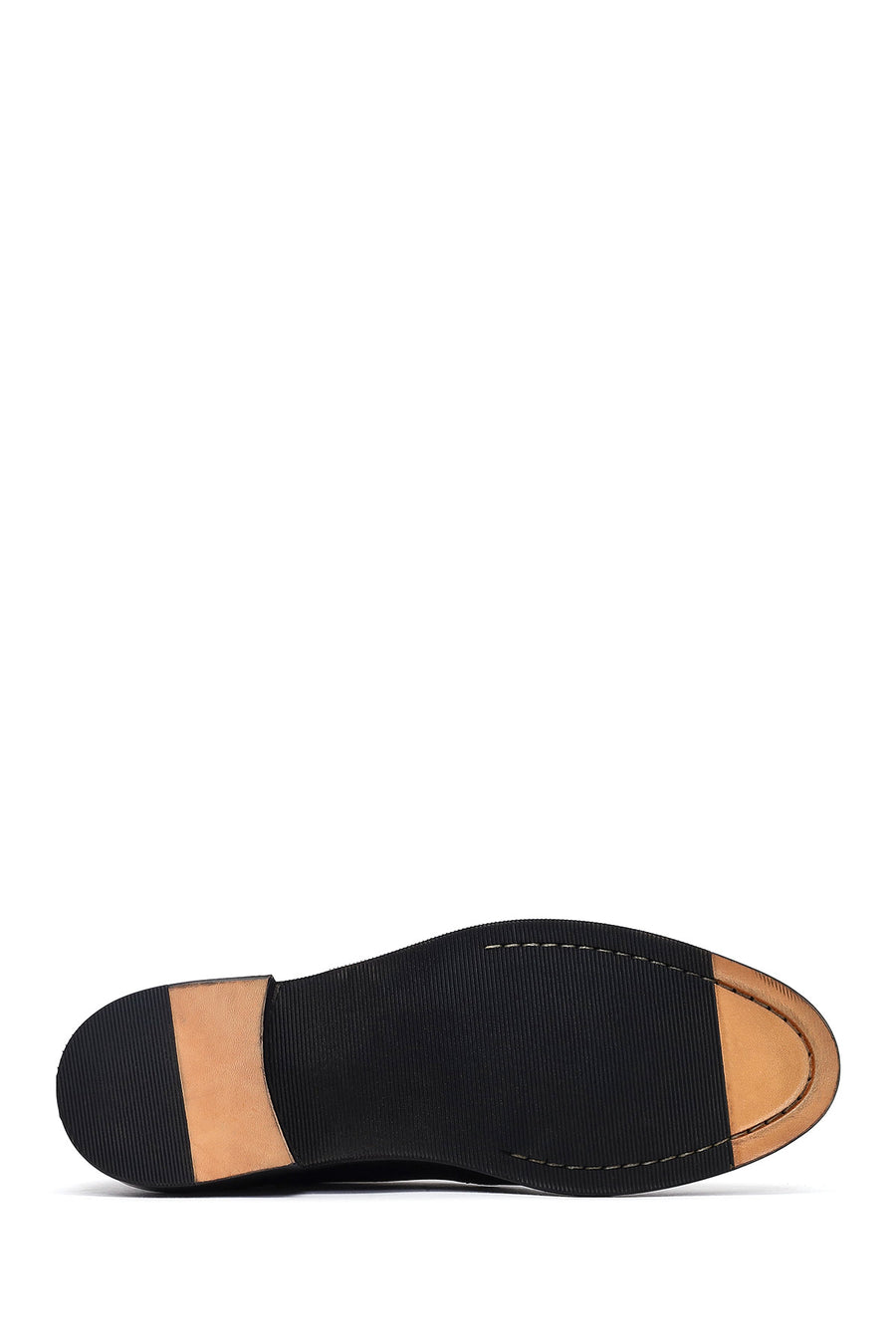 Men's Black Lace-Up Leather Classic Shoes