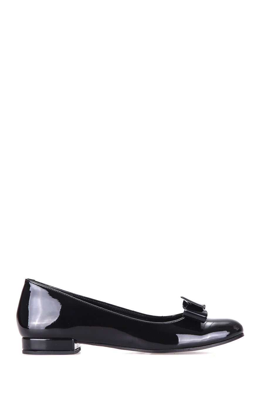 Women's Bow Patent Leather Ballerinas