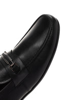 Men's Black Leather Classic Loafer | Derimod