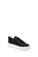 Woman Black Lace-Up Chunky Sneaker | Derimod