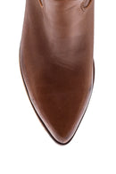 Women's Leather Heeled Cowboy Boots | Derimod