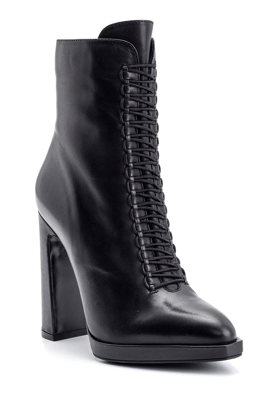 Women's Heeled Leather Boots