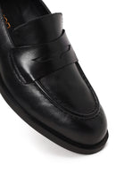 Kadın Siyah Deri Loafer | Derimod
