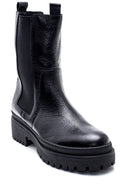Women's Leather Thick Soled Long Chelsea Boots | Derimod