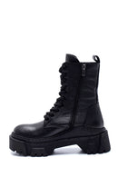 Women's Leather High Sole Boots | Derimod