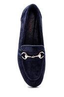 Women's Suede Buckle Detailed Loafer | Derimod