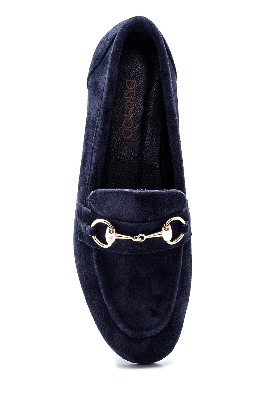 Women's Suede Buckle Detailed Loafer