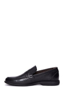 Men's Black Leather Loafer | Derimod