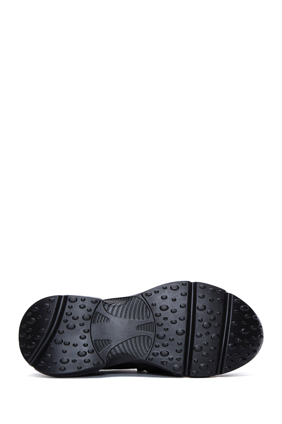 Women's Black Fabric Sneaker