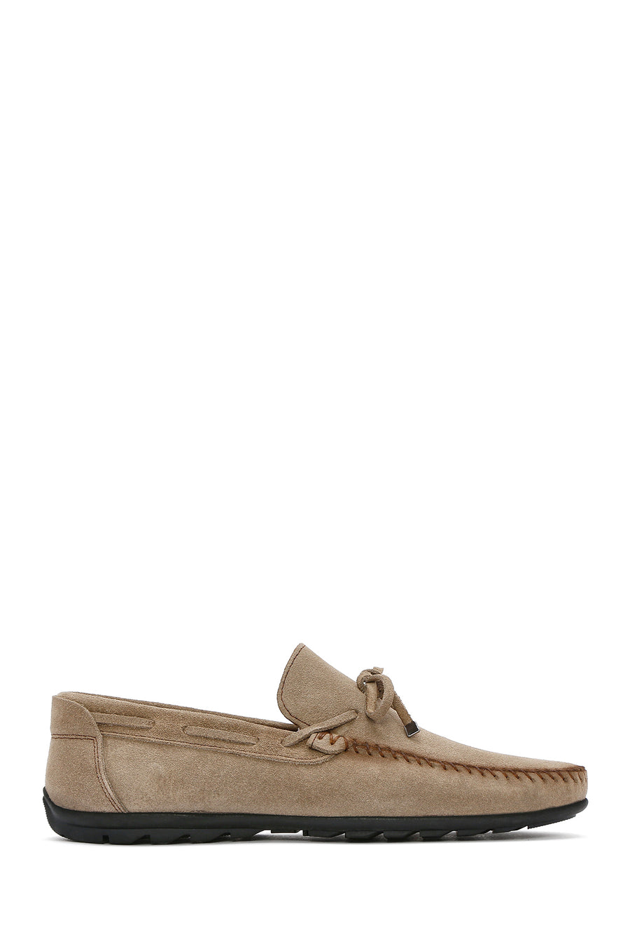 Men's Beige Suede Leather Casual Loafer 25SFD754310 | Derimod