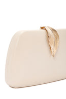Women's Cream Long Chain Strap Clutch Bag | Derimod