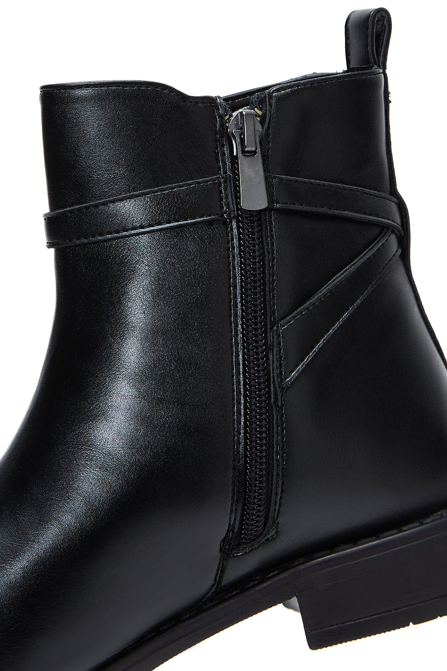 Women's Black Chain Boots