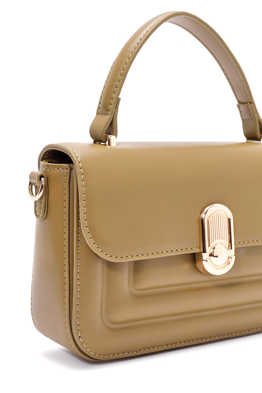 Women's Green Long Strap Mini Crossbody Bag